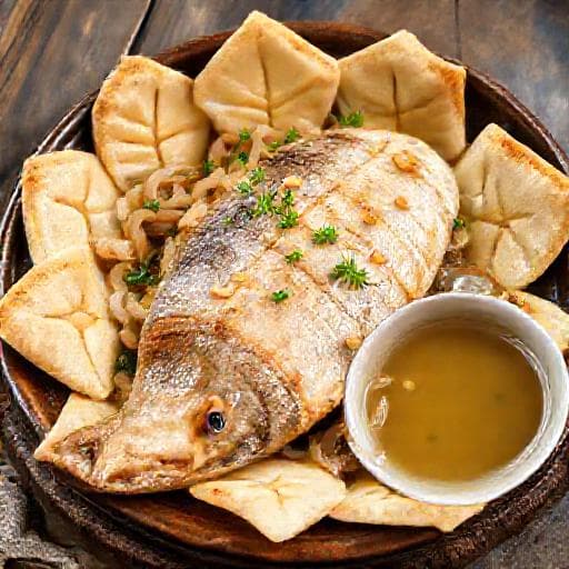 Бешбармак с рыбой (Региональный вариант)