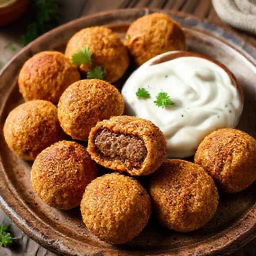 Классическая турецкая паста с фаршем и йогуртом (Ичли Кюфта)