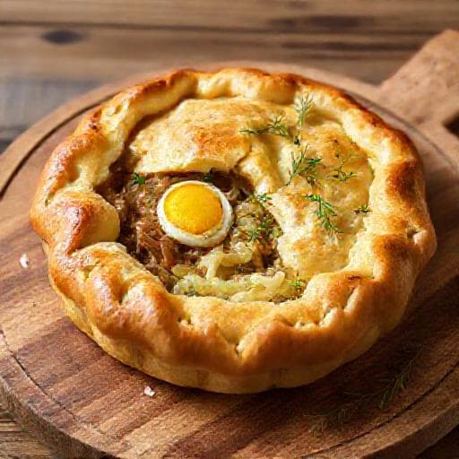Классический пирог с капустой