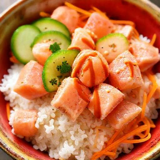 Быстрый Поке с Лососем