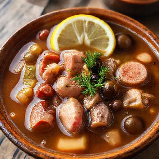 Солянка мясная сборная (Классическая)