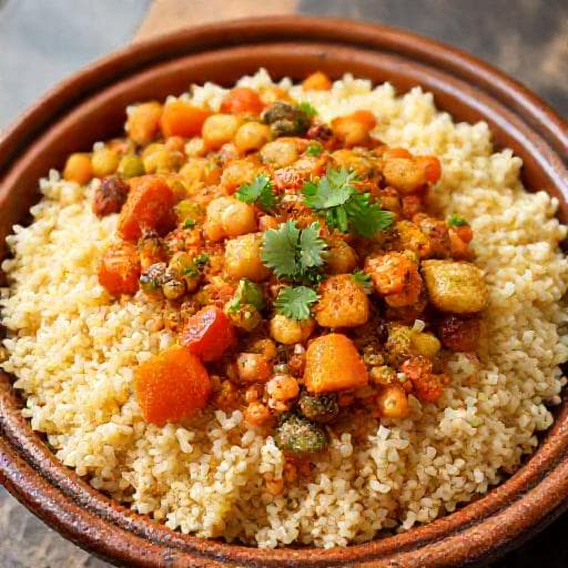 Классический кускус с овощами