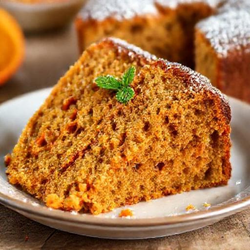 Морковный Пирог с Апельсином и Имбирем