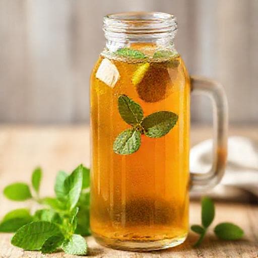Быстрый квас из ржаной муки