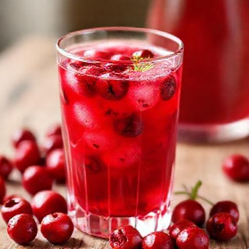Быстрый морс из клюквы (без варки)