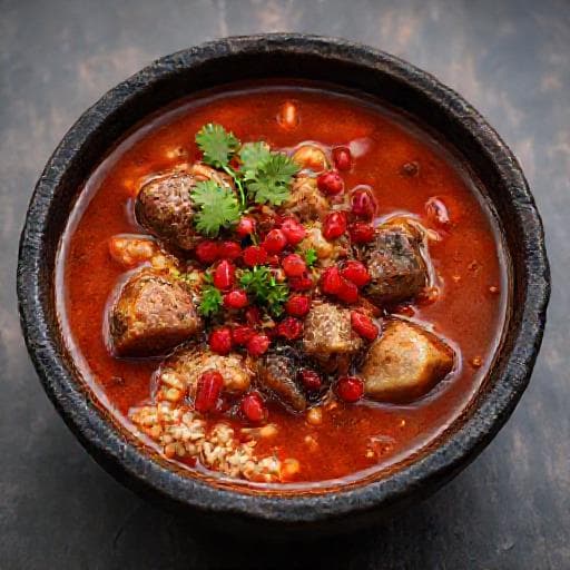 Харчо с Бараниной и Гранатом