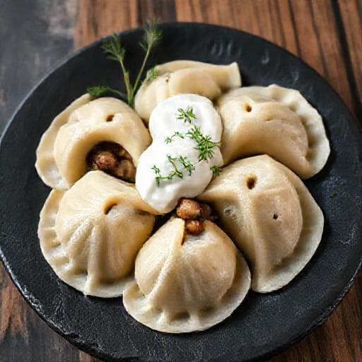Вареники с картошкой и грибами