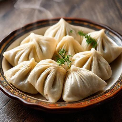 Классические Манты с Говядиной и Луком