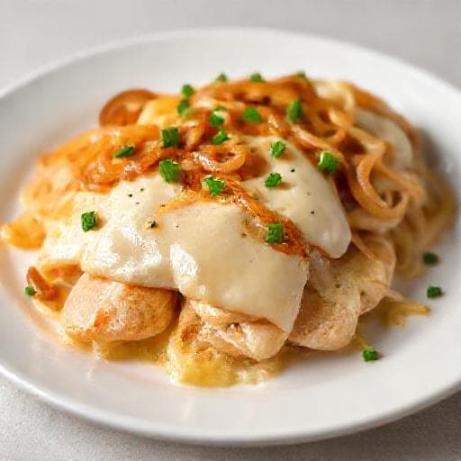 Быстрое Мясо по-французски с курицей