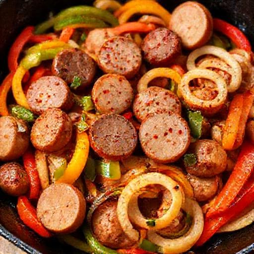 Quick Sausage and Peppers Skillet