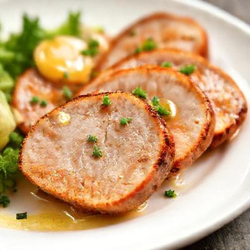Quick Pan-Seared Pork Tenderloin with Garlic Butter