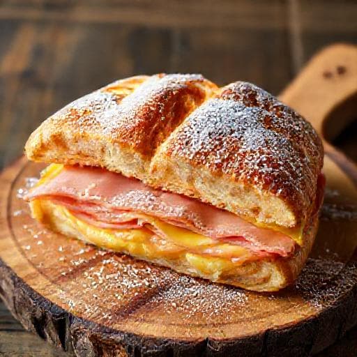Monte Cristo Croissant Sandwich
