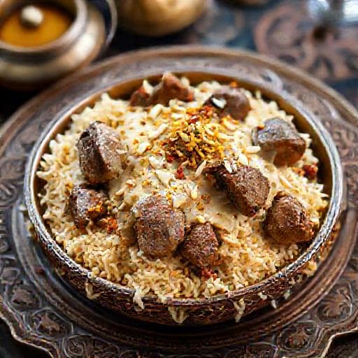 Kashmiri Lamb Biryani (Yakhni Style)
