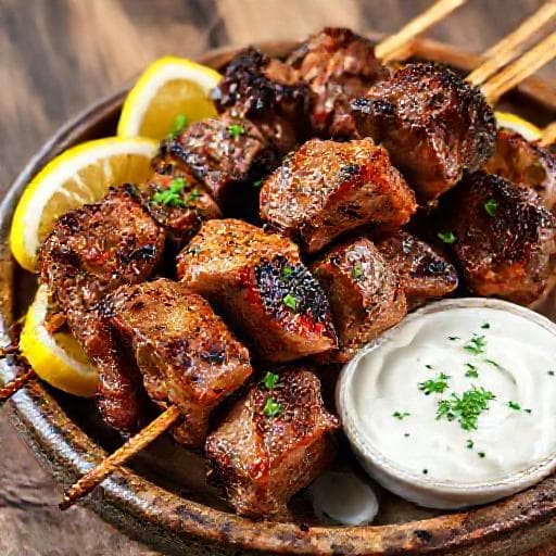 Classic Lamb Souvlaki