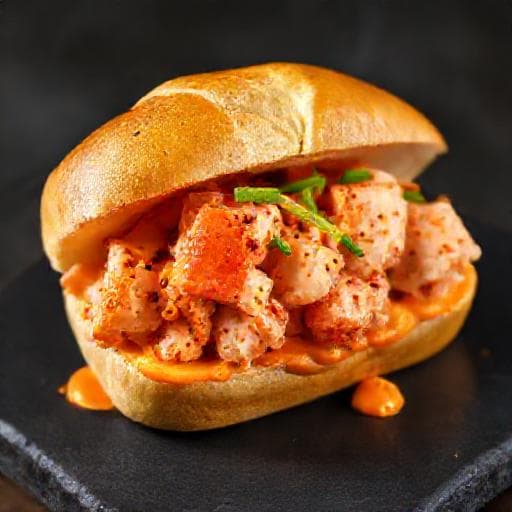 Spicy Lobster Roll with Sriracha Aioli