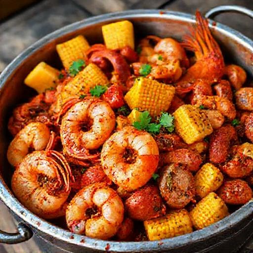 Quick Cajun Seafood Boil
