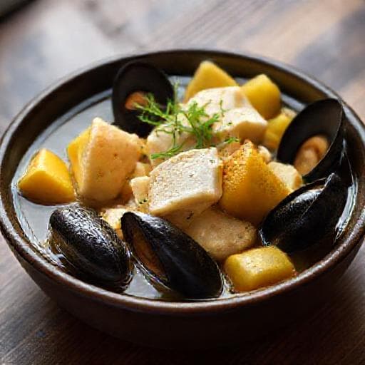 Bouillabaisse with Pernod and Potatoes