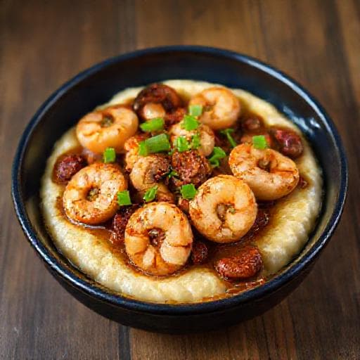 Lowcountry Shrimp and Grits with Andouille Sausage