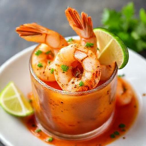Spicy Garlic Shrimp Cocktail