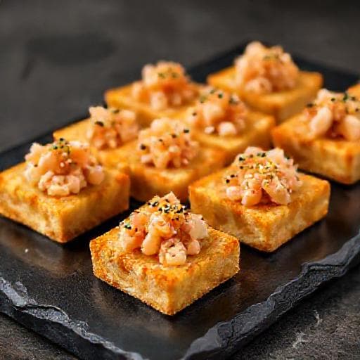 Quick Prawn Toast Bites