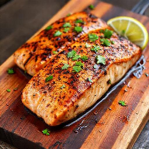 Smoky Chipotle Cedar Plank Salmon