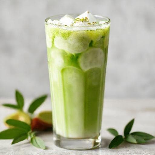 Iced Coconut Matcha Latte