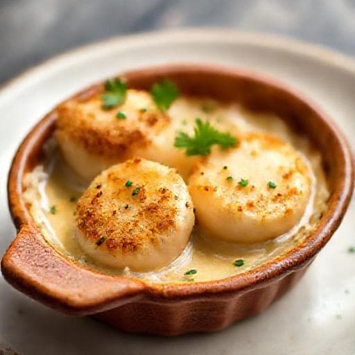 Classic Baked Scallops