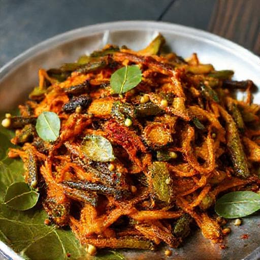 Andhra Style Bhindi Fry