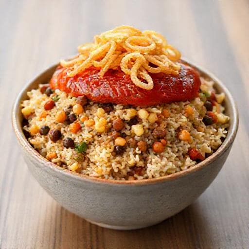 Quick Koshari Bowl