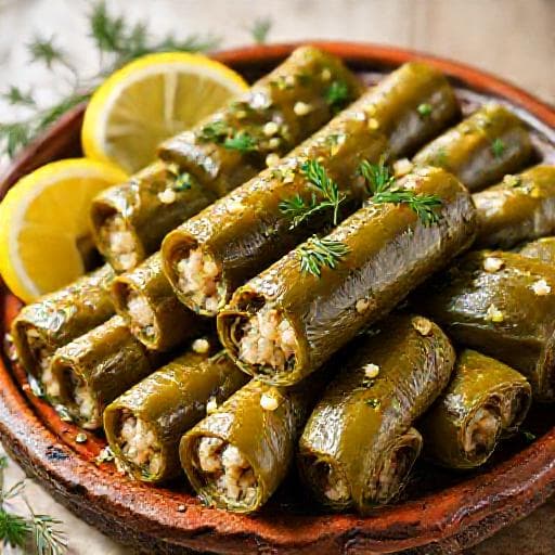 Classic Stuffed Grape Leaves (Dolmades)