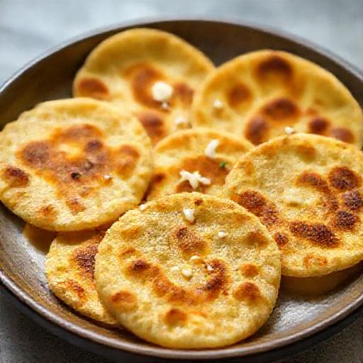 Quick 'Arepas' with Instant Cornmeal