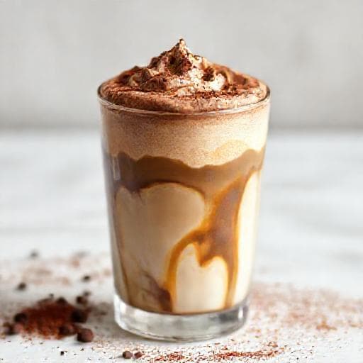 Dalgona Coffee with Cocoa Twist