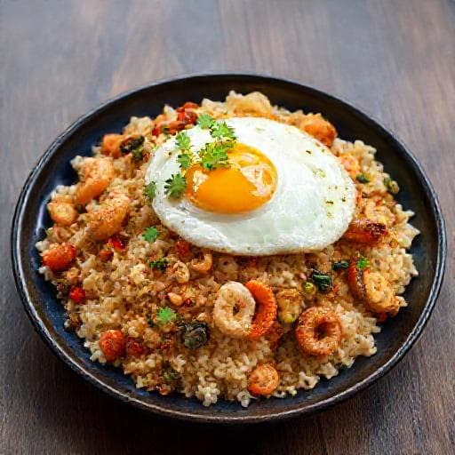 Nasi Goreng Seafood (Seafood Fried Rice)
