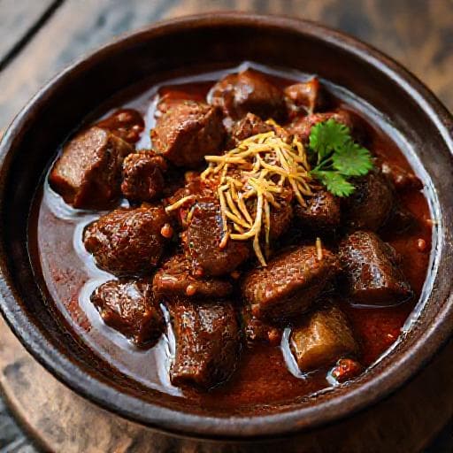 Beef Rendang Padang Style