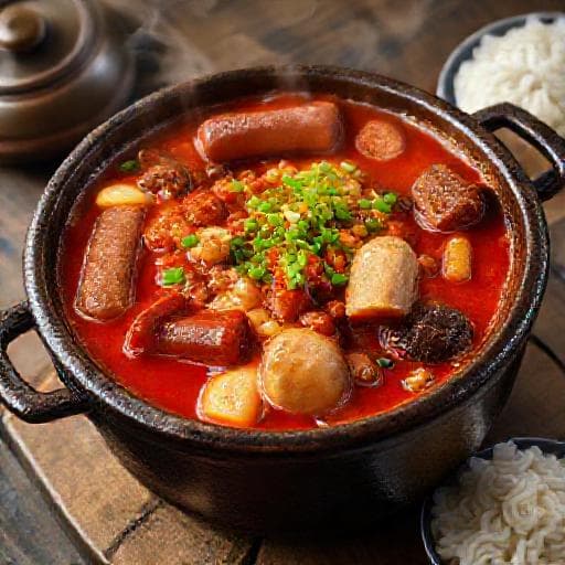 Classic Korean Army Stew (Budae Jjigae)