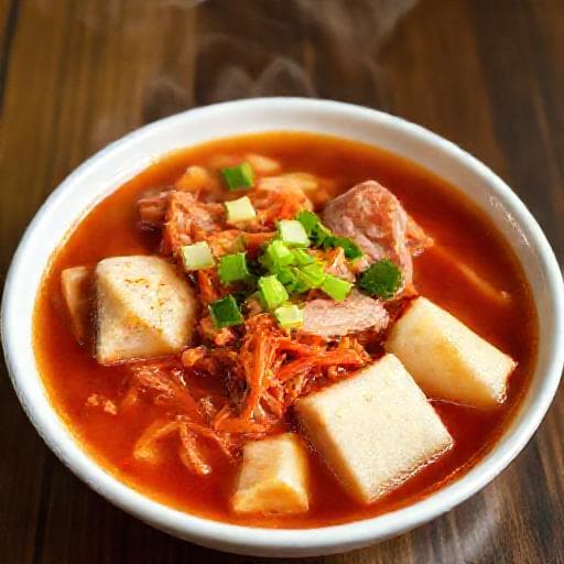 Quick Kimchi Jjigae with Tuna