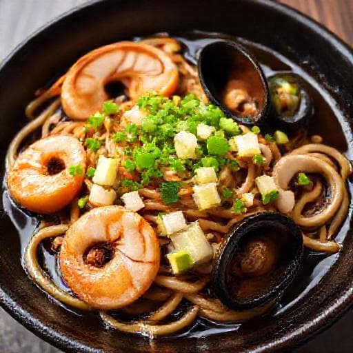Seafood Jajangmyeon (Haemul Jajang)