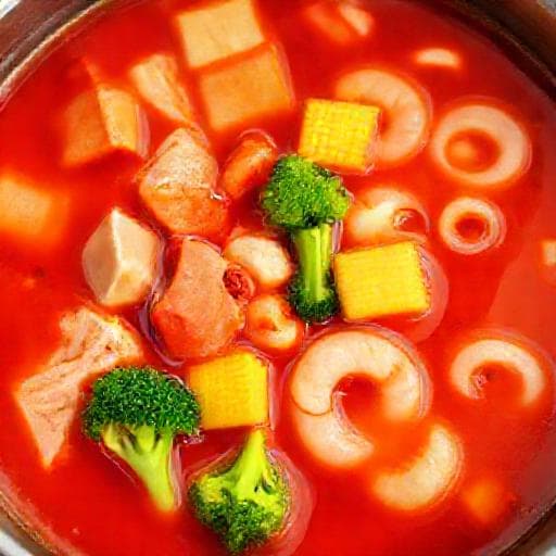 Quick & Easy Tomato Broth Hot Pot