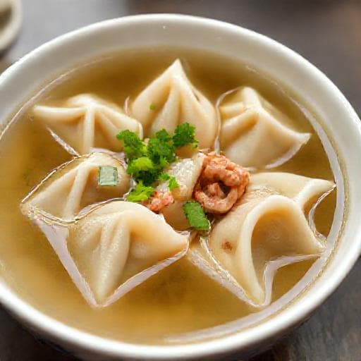 Classic Cantonese Wonton Soup