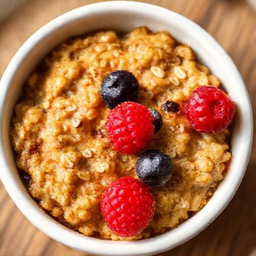 Quick Single-Serve Baked Oatmeal