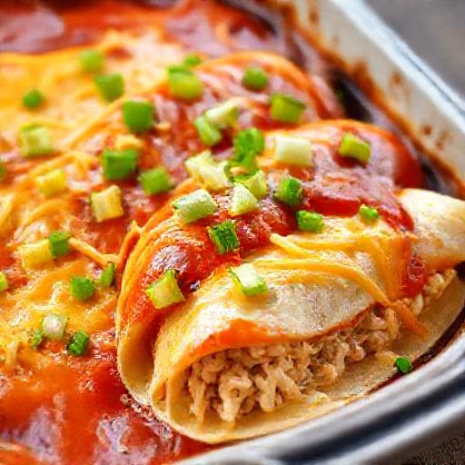 Quick Weekday Breakfast Enchiladas