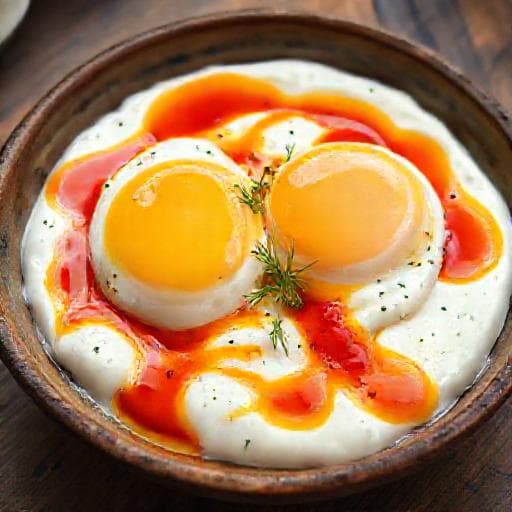 Classic Turkish Eggs (Cilbir)