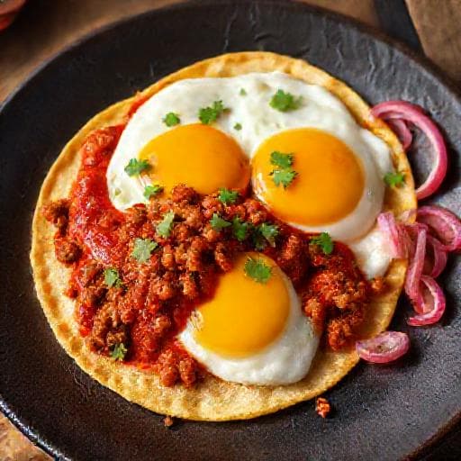 Huevos Rancheros con Chorizo