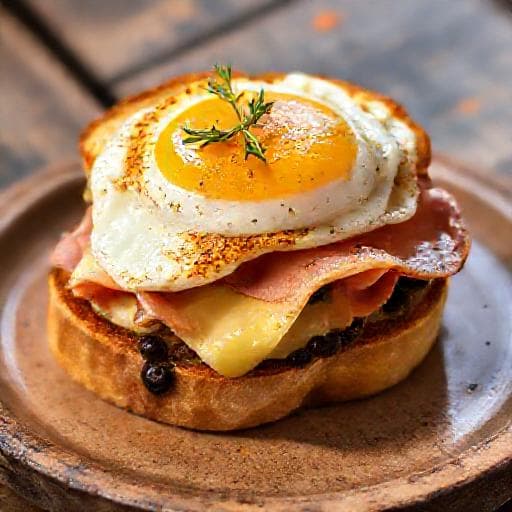Croque Madame Provençal