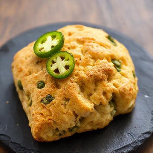 Spicy Jalapeño and Cheddar Scones