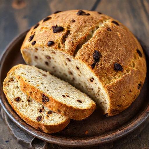 Quick Irish Soda Bread with Raisins