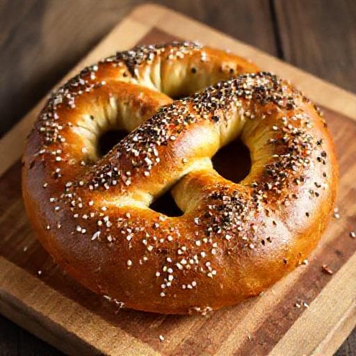 Jumbo Everything Bagel Soft Pretzels