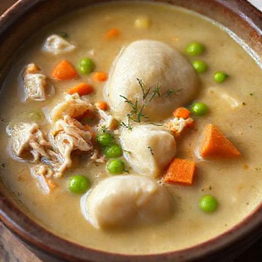 Million Dollar Soup with Dumplings