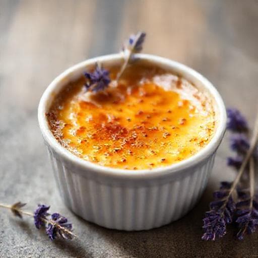 Lavender Infused Crème Brûlée