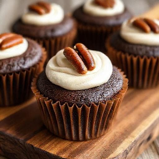 Quick German Chocolate Cake Cups